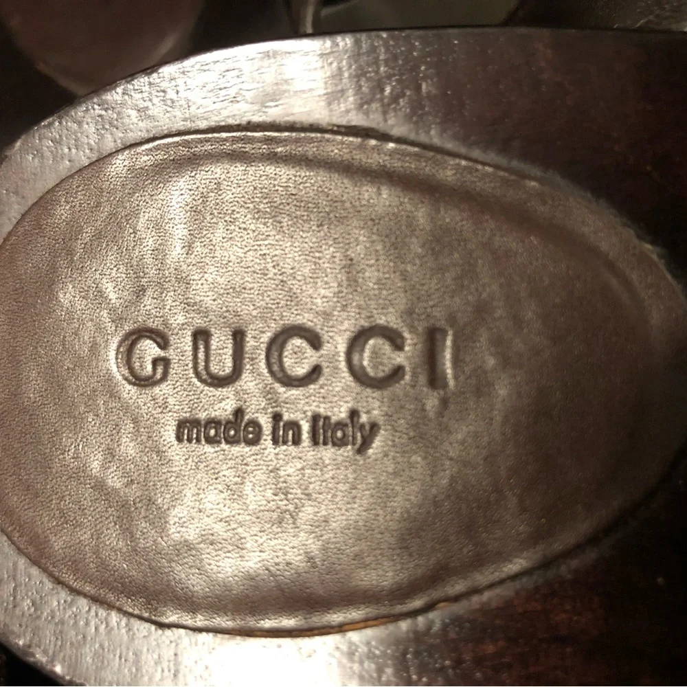 Gucci braided platform sandals - Picture 2 of 15